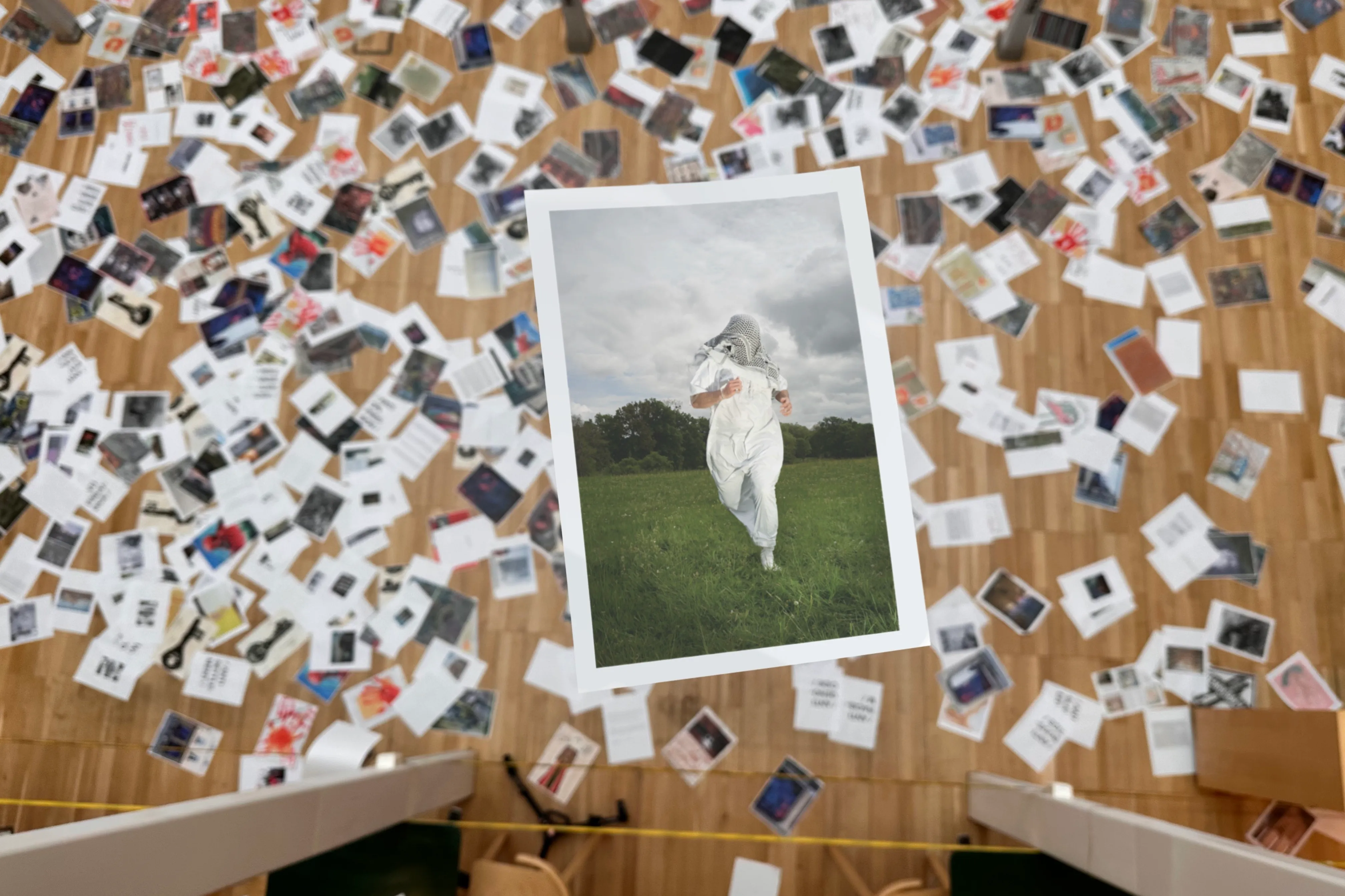 Artwork documentation from ABSENCED by Khaled Barakeh, view 5.