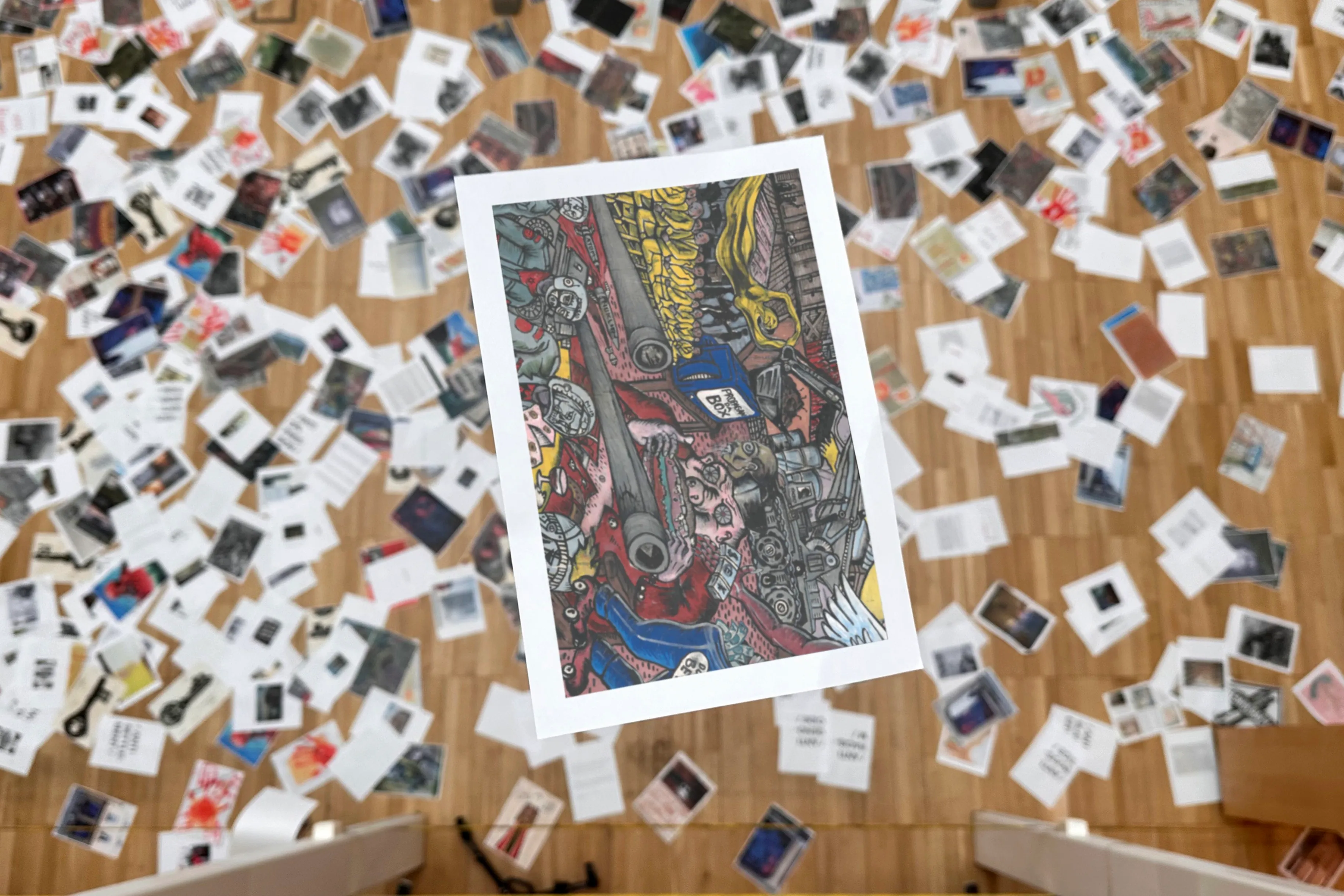 Artwork documentation from ABSENCED by Khaled Barakeh, view 11.