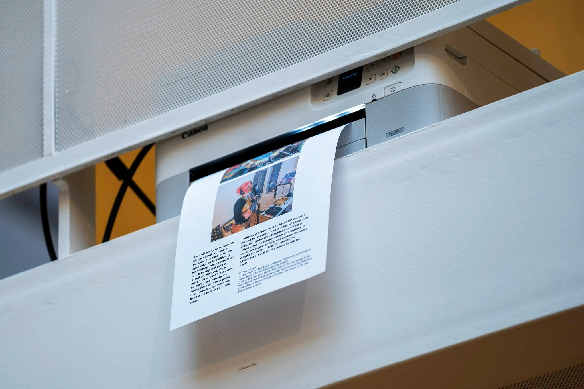 Artwork documentation from ABSENCED by Khaled Barakeh, view 4.