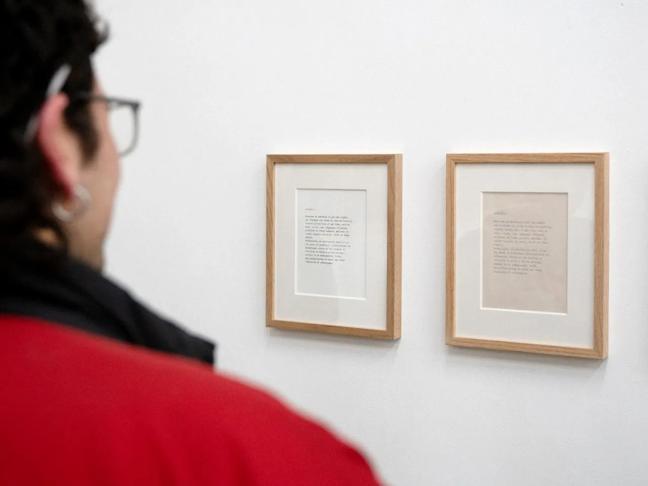 Installation and artwork documentation from Panopticon of Interpretation by Khaled Barakeh, view 3.
