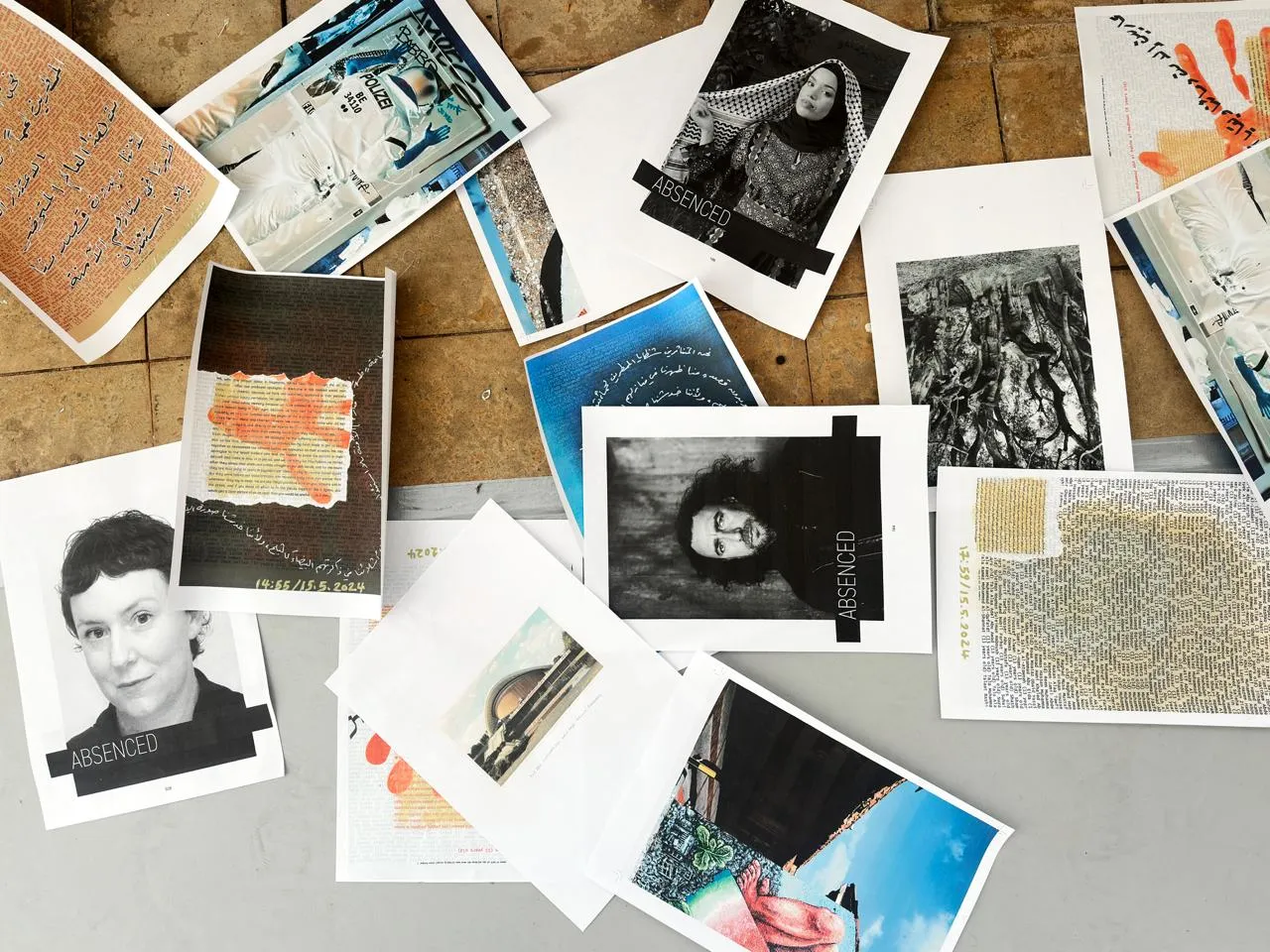 Installation and artwork documentation from Panopticon of Interpretation by Khaled Barakeh, view 7.