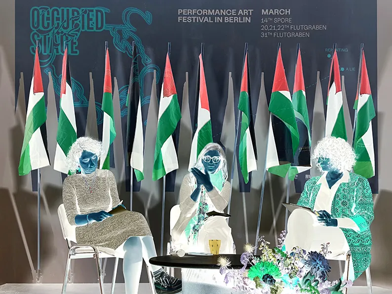 Artwork documentation from Anti Story by Khaled Barakeh, view 4.