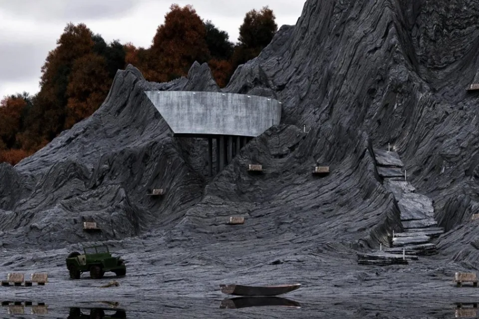 Curved Concrete Lair