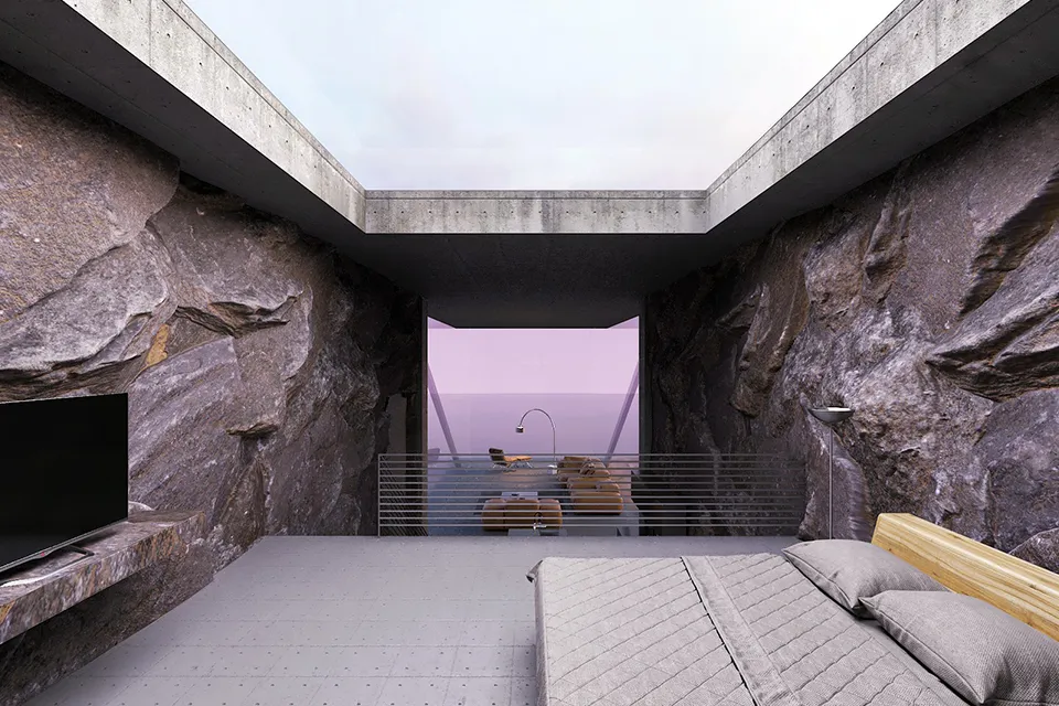 Concrete Villa Man-Cave