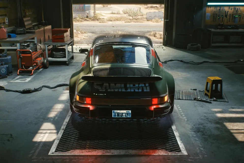 Cyberpunk 2077 x 1977 Porsche 911 Turbo