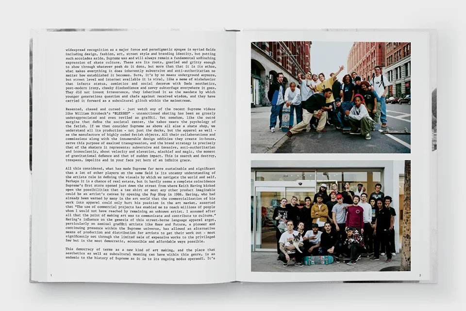 Supreme Hardcover Book