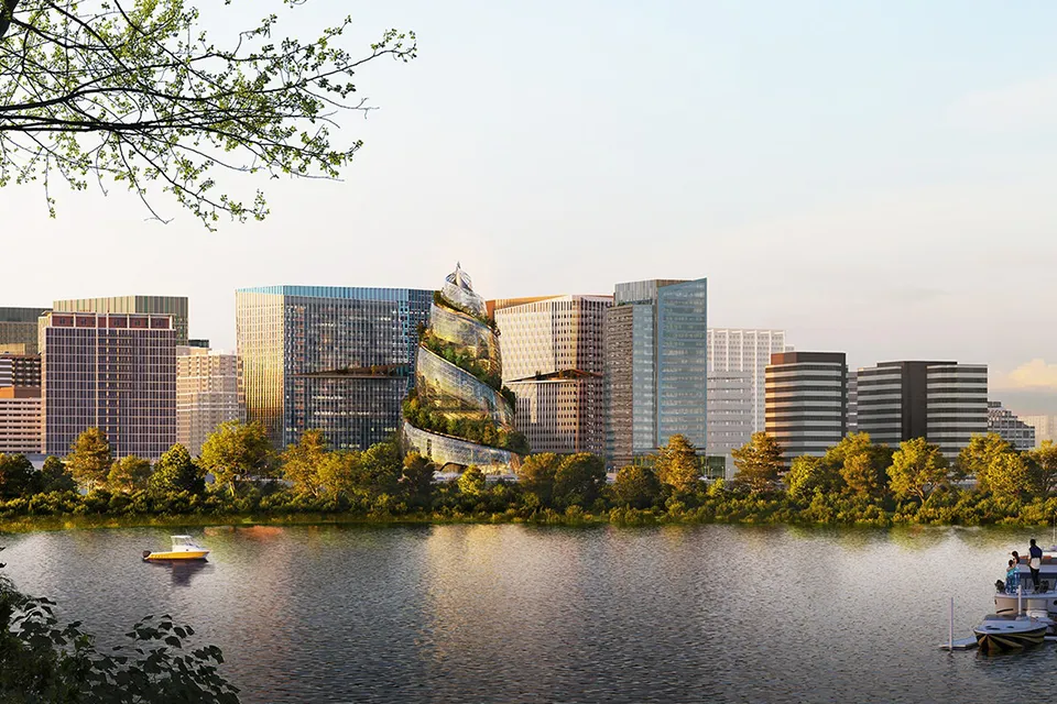Amazon Unveils The Helix Arlington HQ2