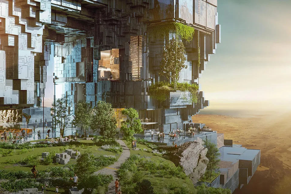 Saudi Arabia's $1 Trillion "Mirror Line" is the World's Longest Skyscraper