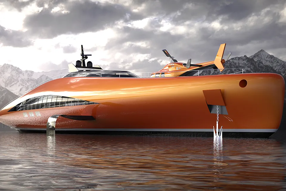 Lazzarini Plectrum Hydrofoil Yacht