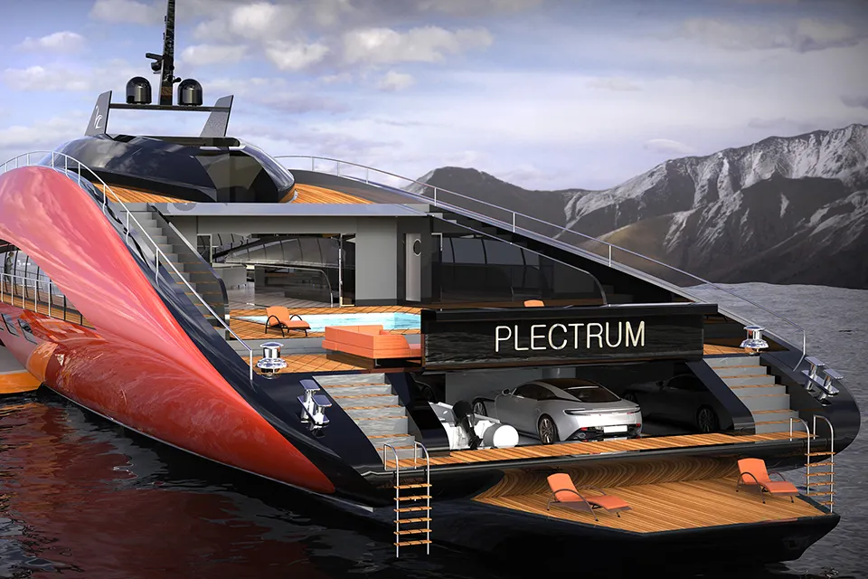 Lazzarini Plectrum Hydrofoil Yacht