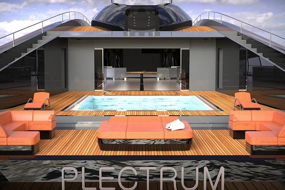 Lazzarini Plectrum Hydrofoil Yacht
