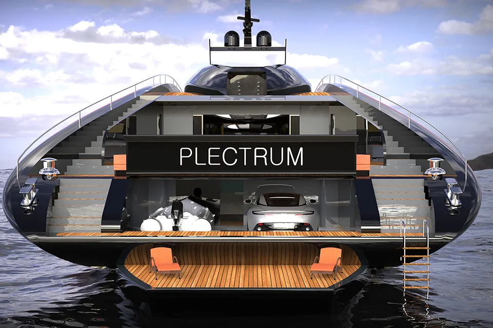 Lazzarini Plectrum Hydrofoil Yacht