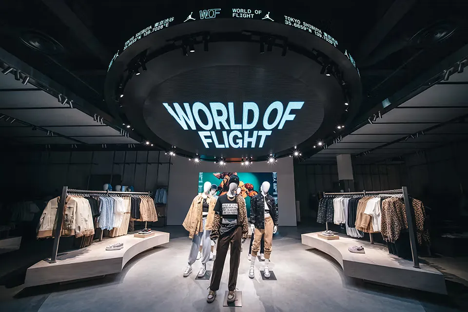 Jordan Brand World of Flight Store in Shibuya, Tokyo