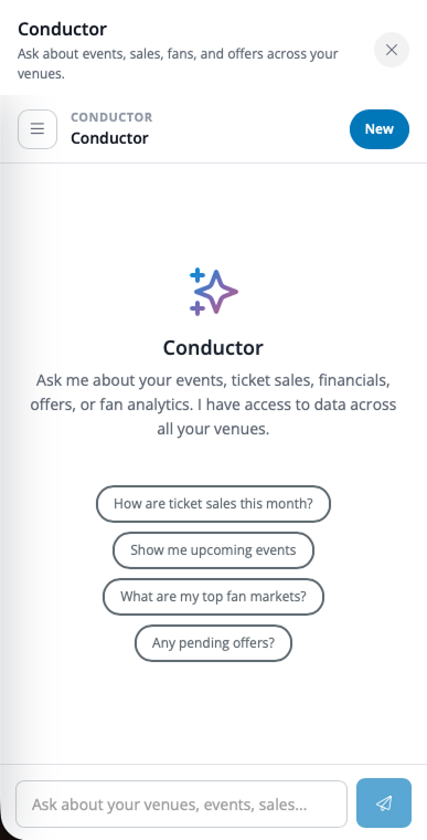 Dashboard mockup