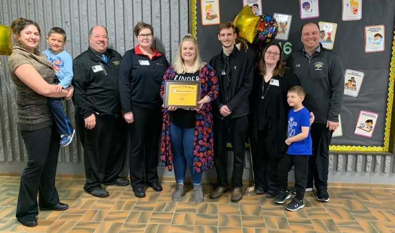 mcteacher award winner with hart2hart staff