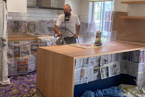 Suppree polishing spraying kitchen