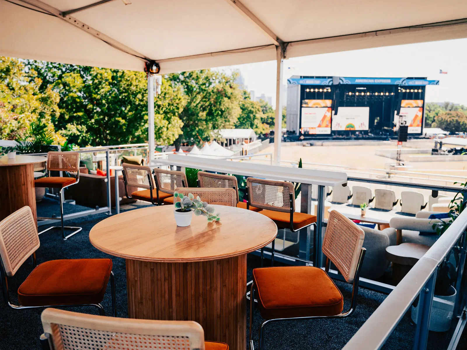 Cabanas festival premium area