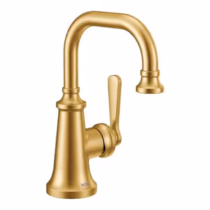 Brushed gold faucet