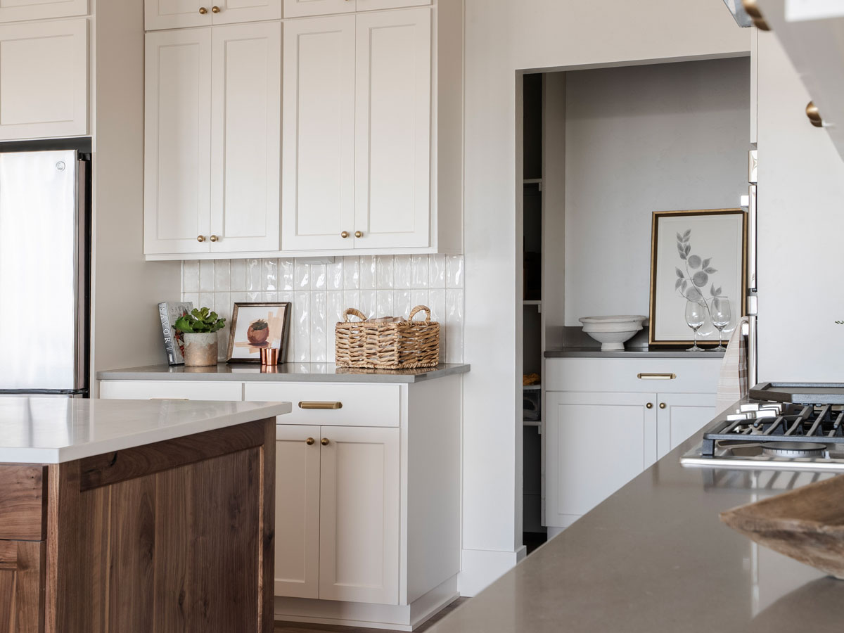 Semi-custom kitchen cabinets