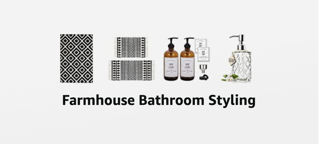 Farmhouse Bathroom Styling