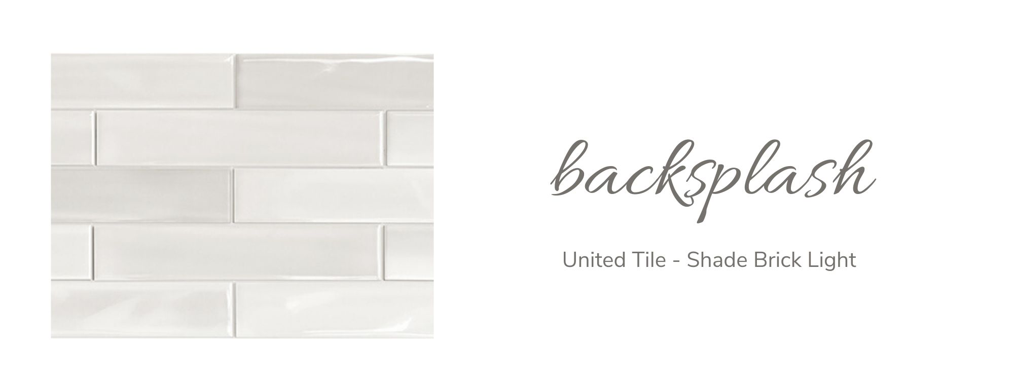 United Tile - Shade Brick Light Backsplash