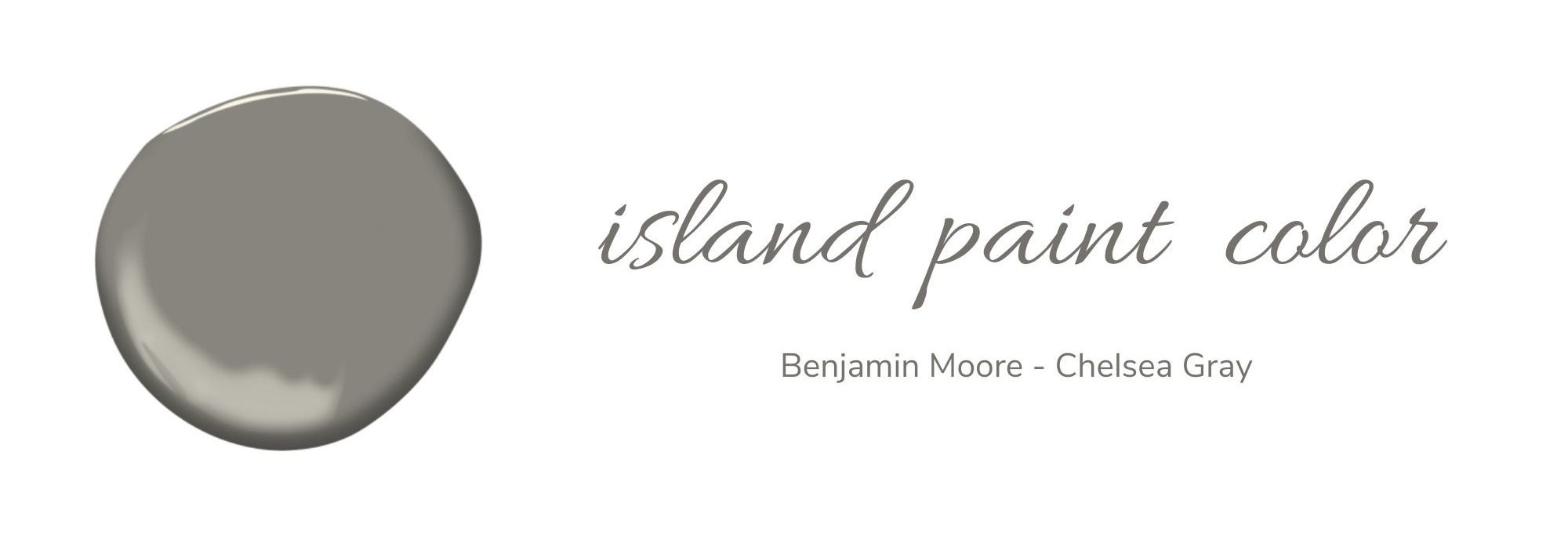 Benjamin Moore - Chelsea Gray Island Paint Color