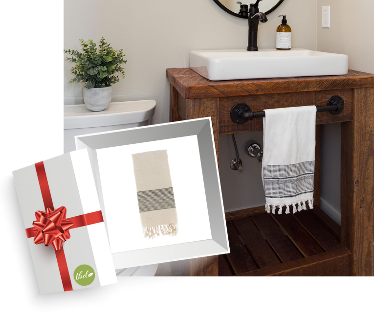 Farmhouse Style Hand Towel