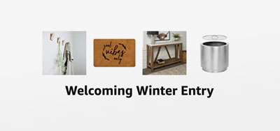Winter Entry Decor