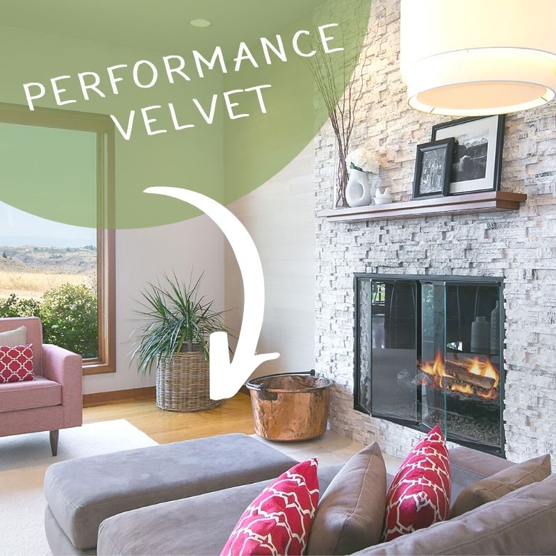 Performance Velvet Sofa