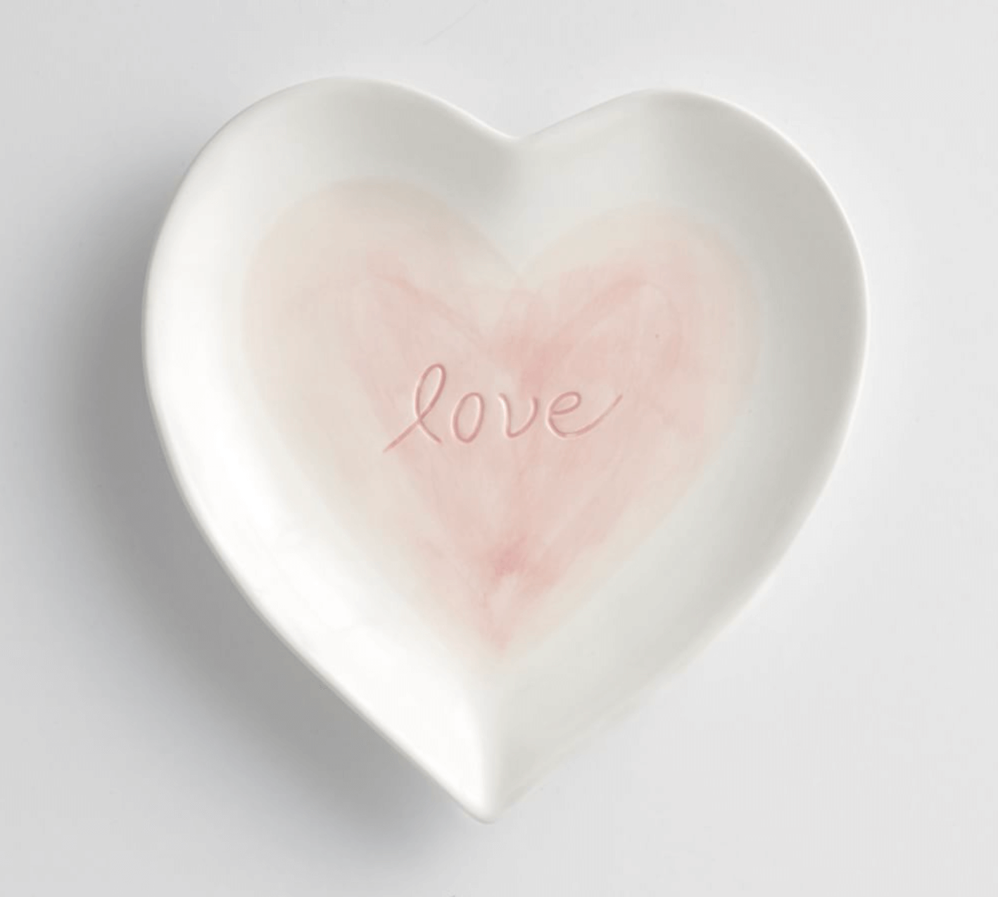 Love Plate from Pottery Barn