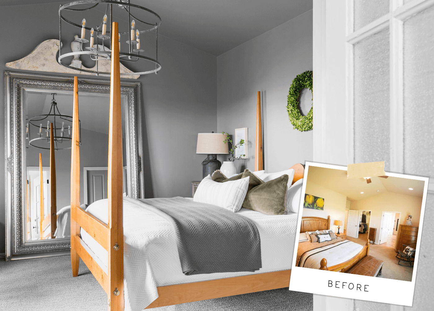 Modern Farmhouse Bedroom Remodel