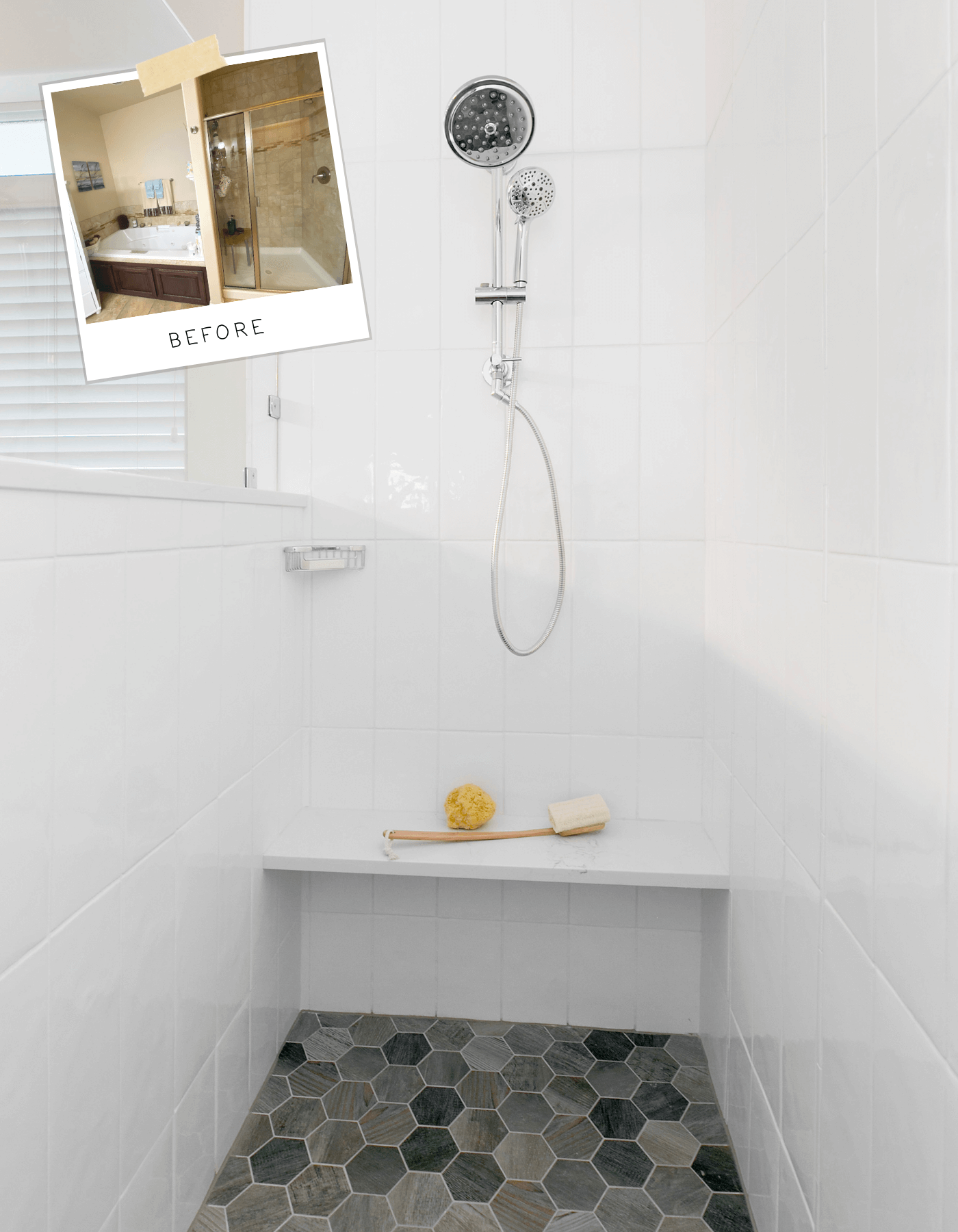 Modern Farmhouse Shower Remodel