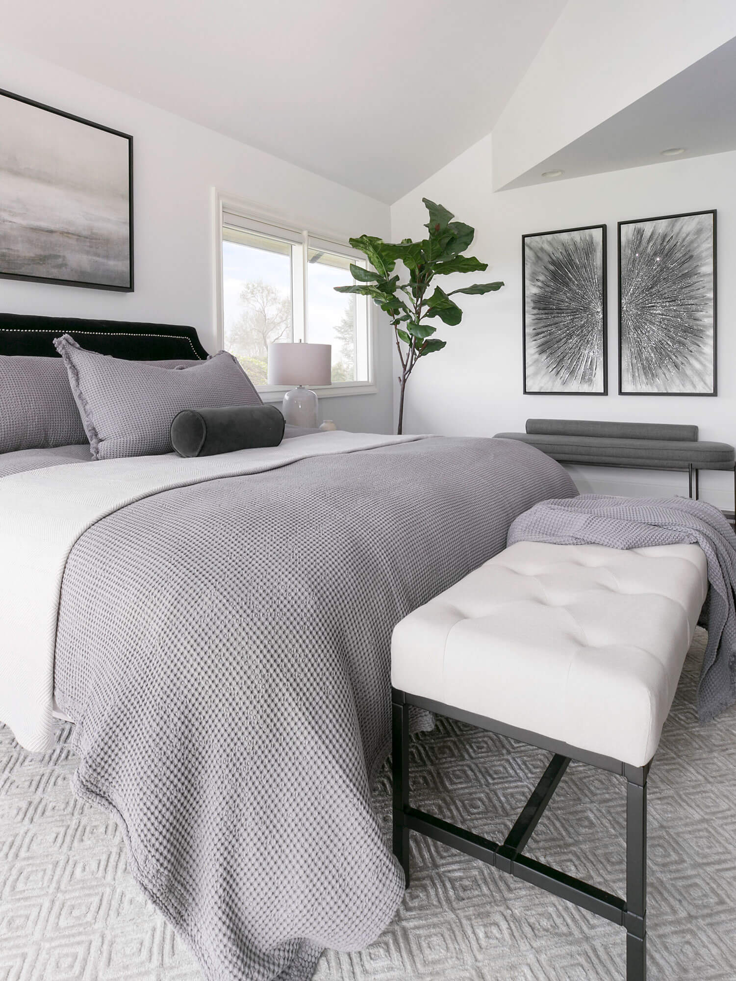 Modern Farmhouse Bedroom Interior Design