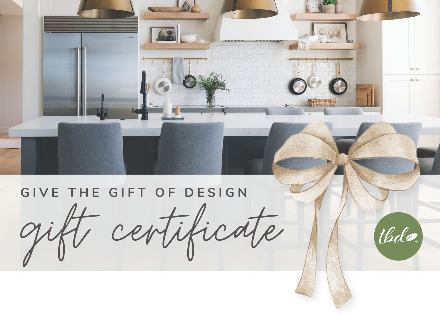 Interior Design Gift Certificate