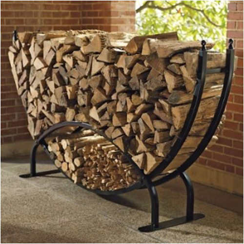 Outdoor firewood rack large