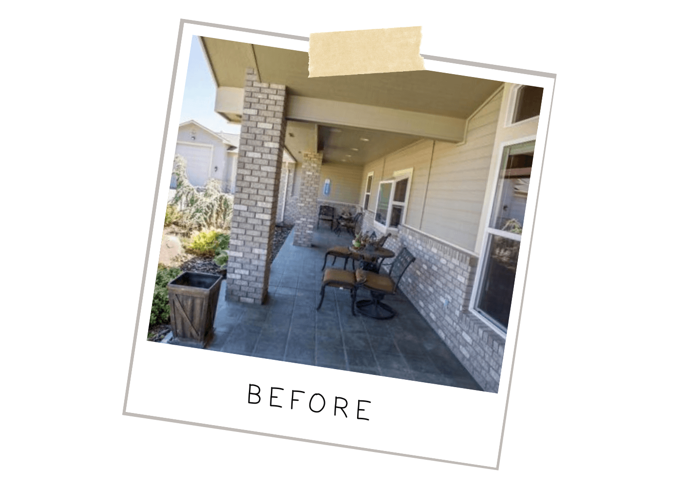 Front porch remodel