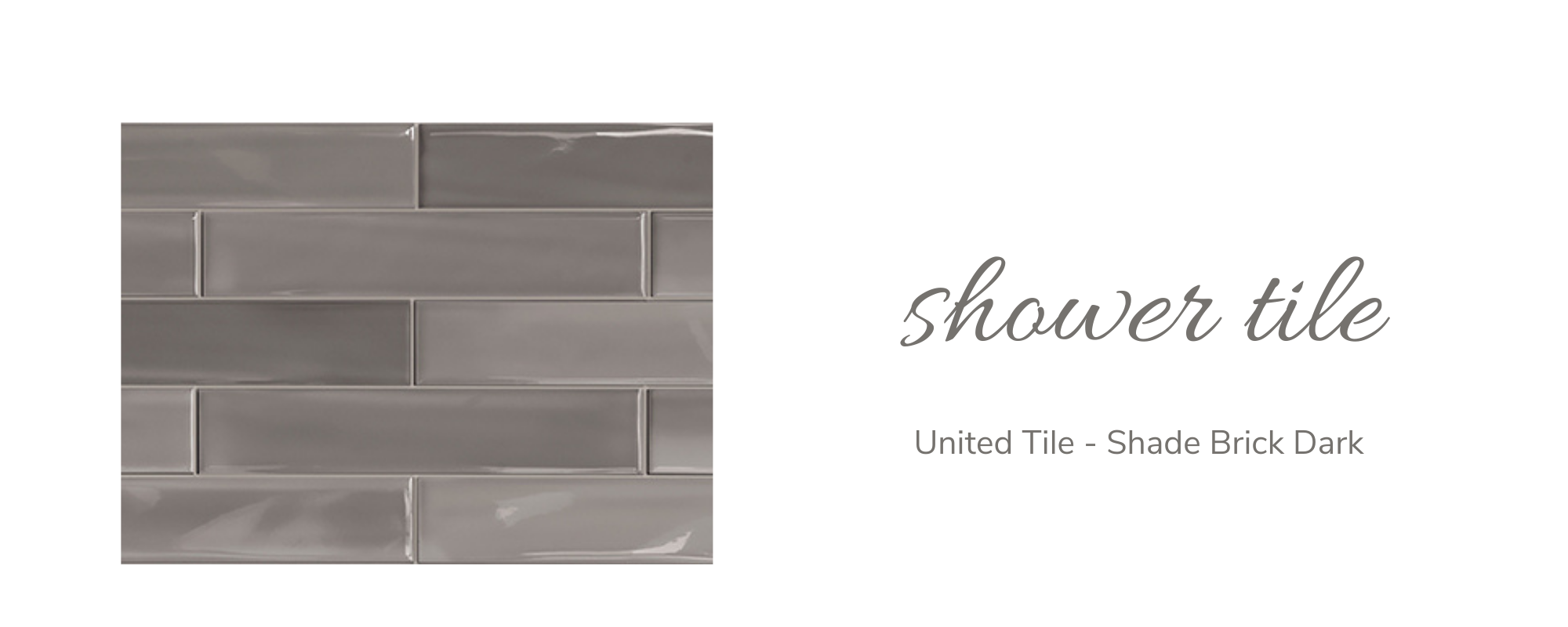 United Tile - Shade Brick Light Shower Tile