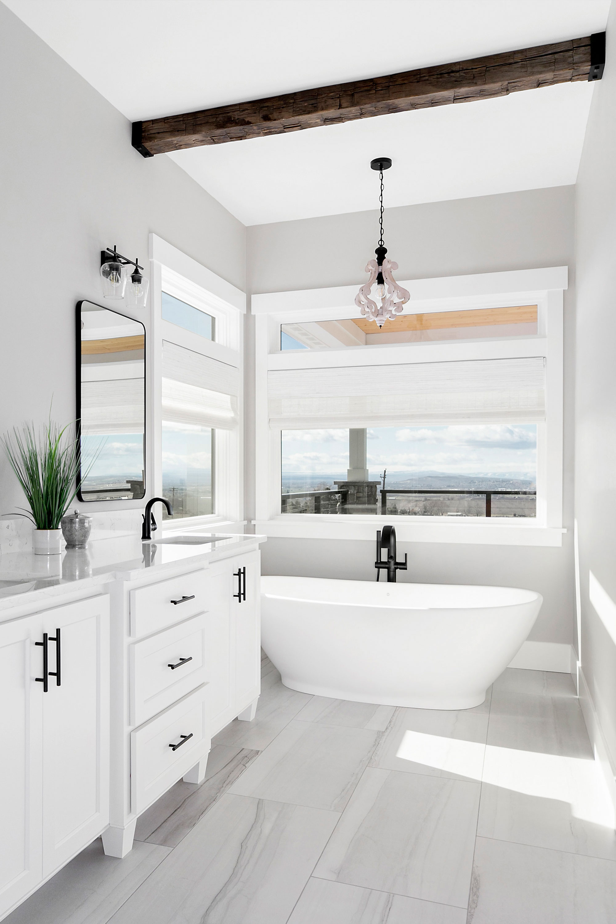 Modern Farmhouse Bathroom Freestanding Tub