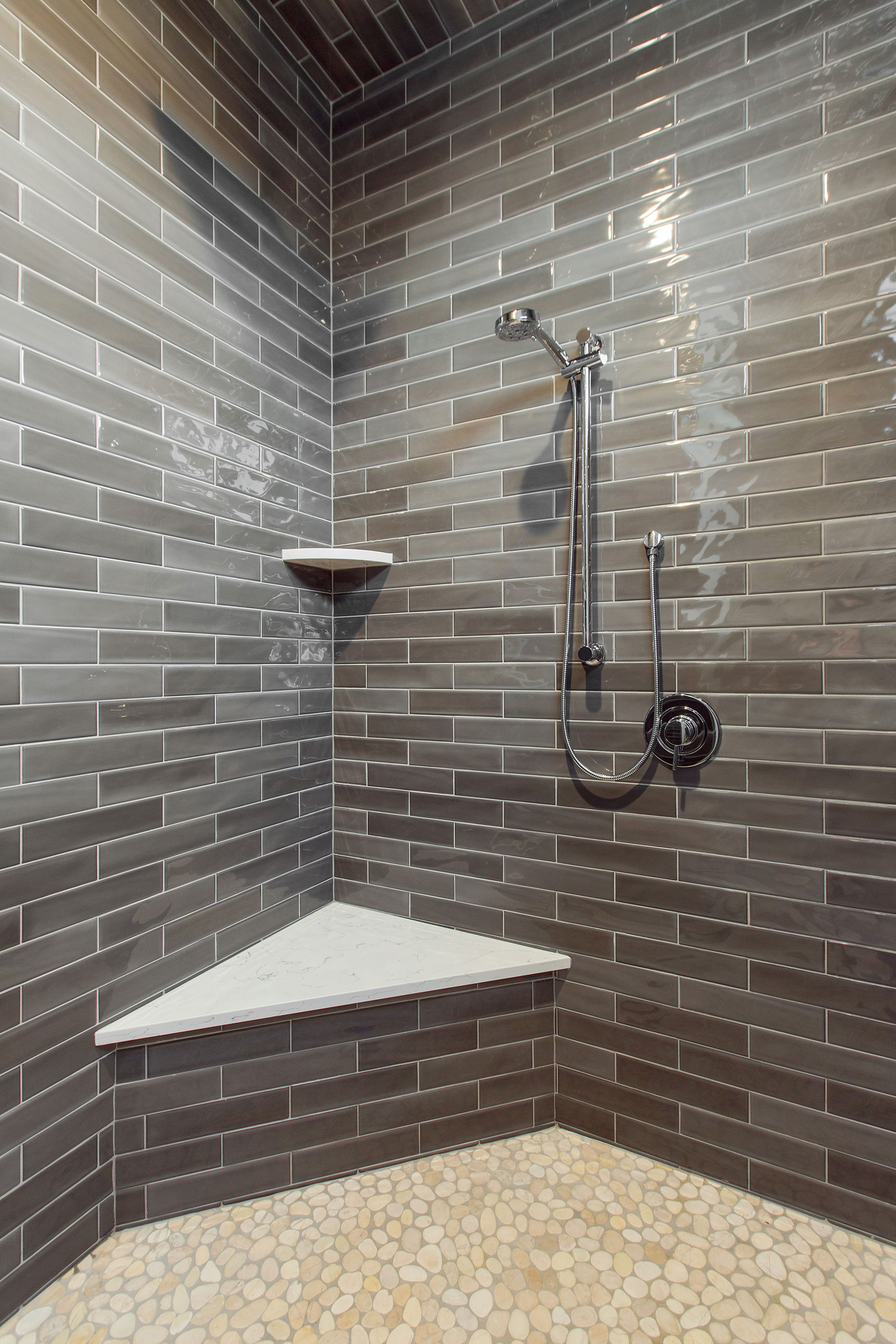 Modern Farmhouse Master Bathroom Shower