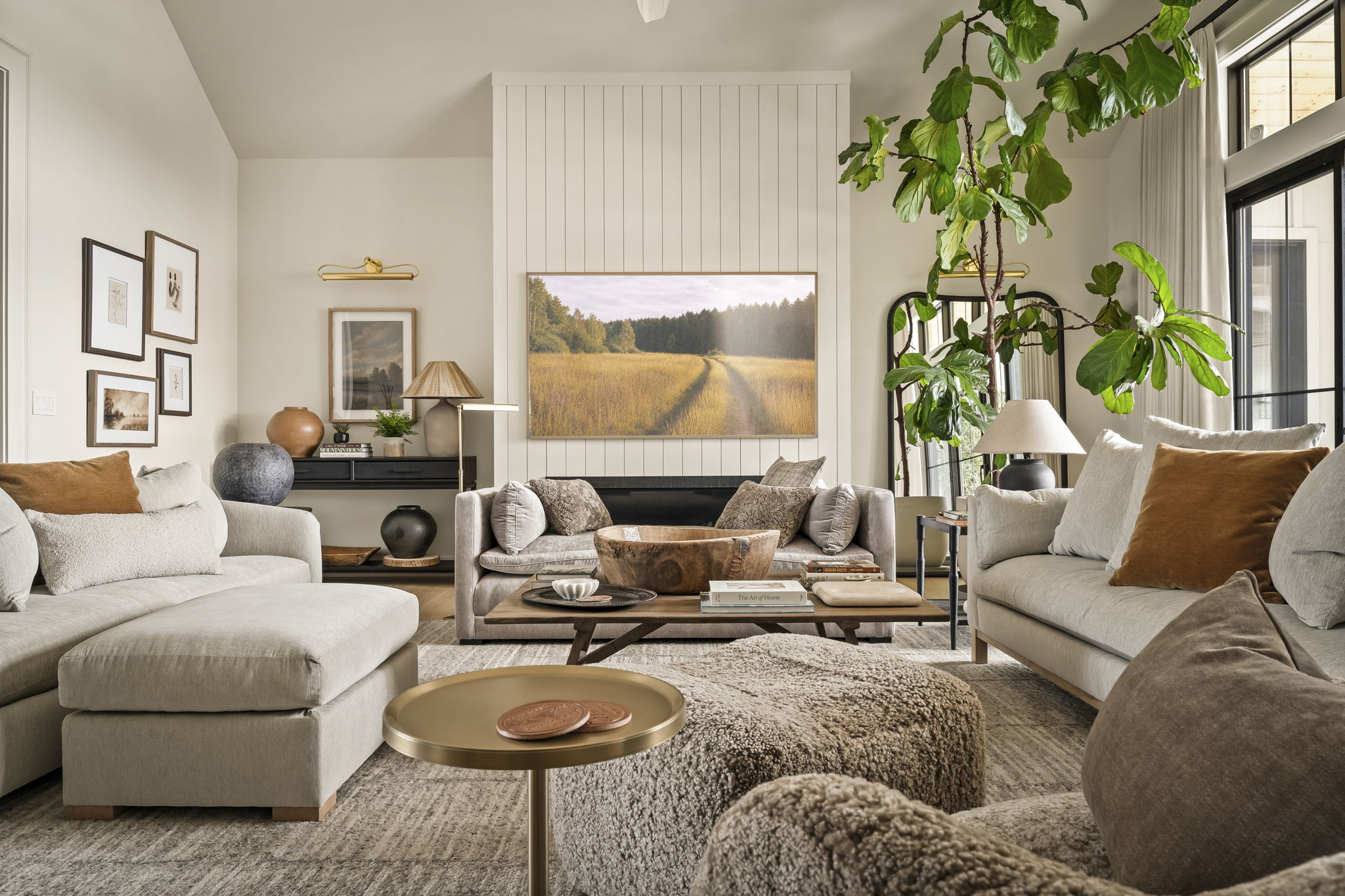 Living room interior design Tri-Cities WA