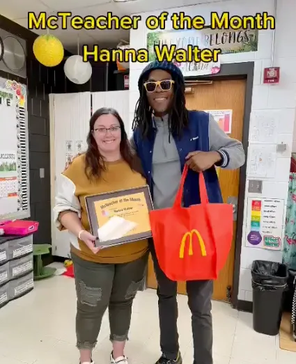 mike speaking to camera