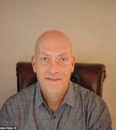 Screenshot of Mike speaking at the event