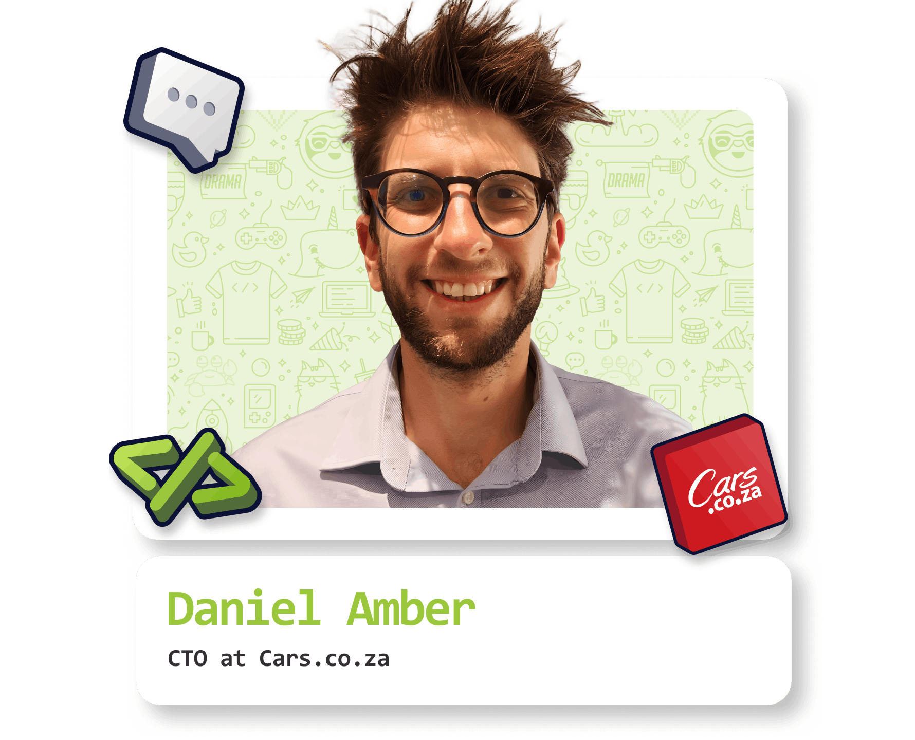 Daniel Amber, speaker card