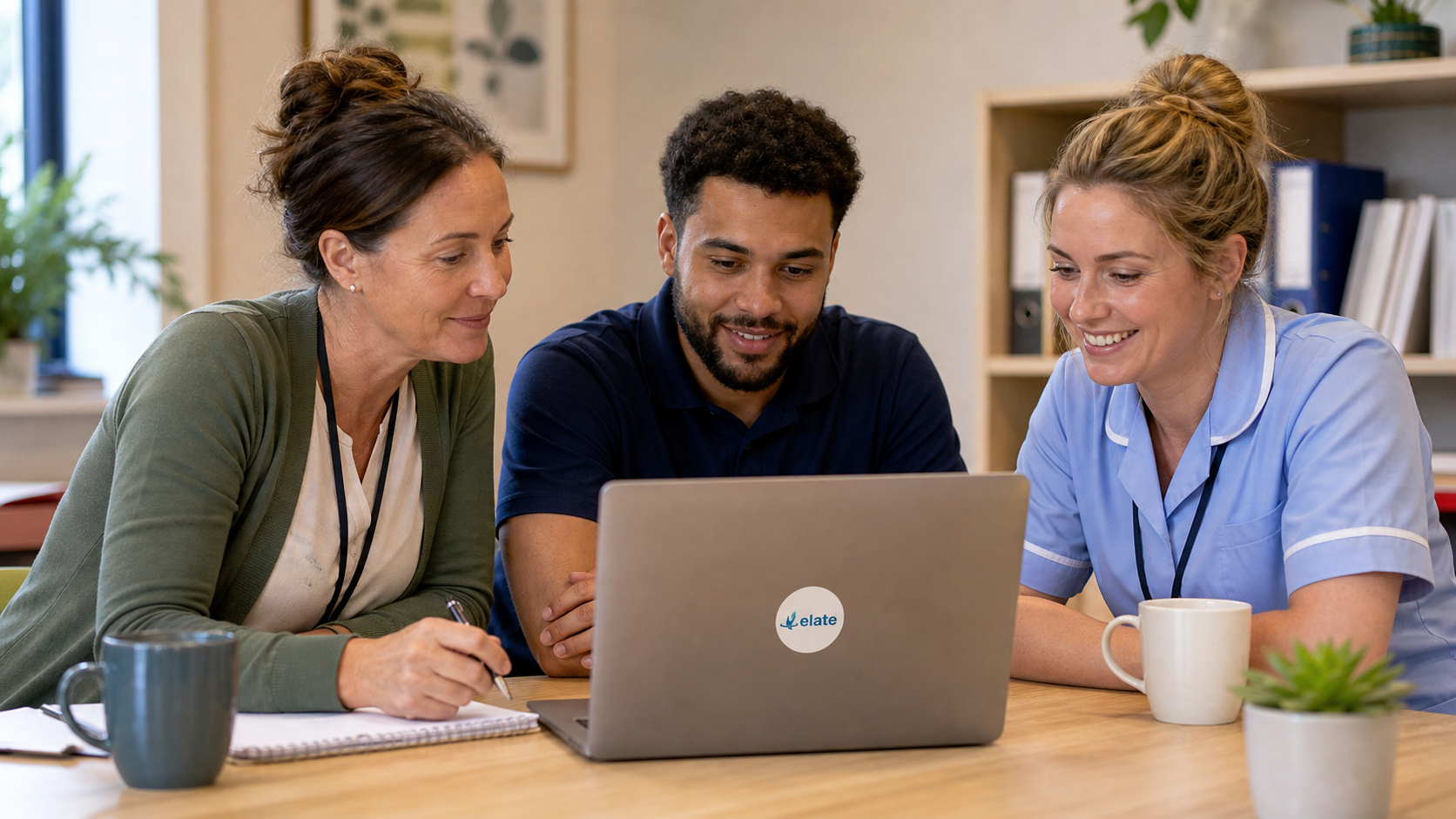 Care and Enabling Teams Using Elate for planning and scheduling