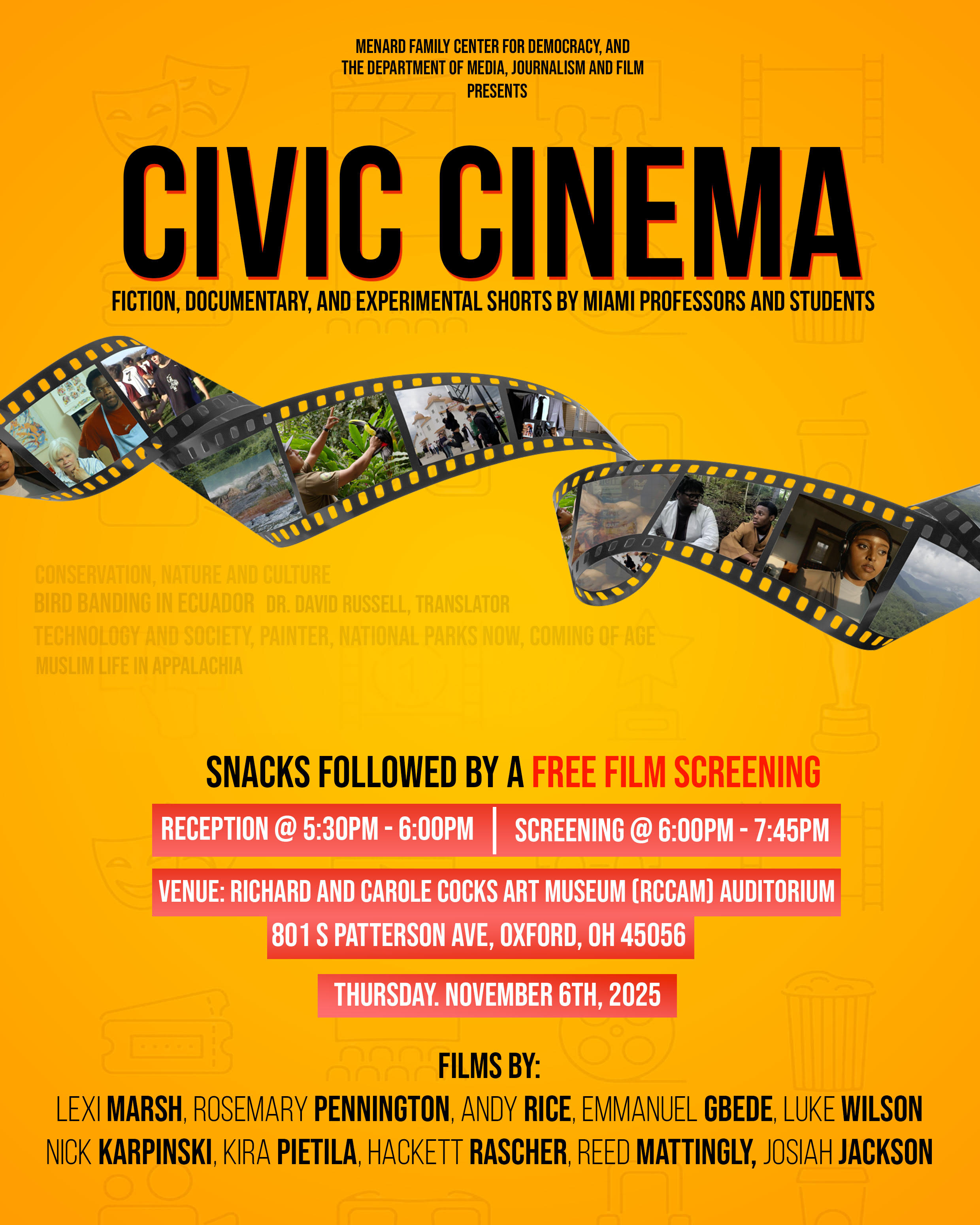 civics cinema poster