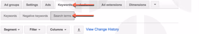 Image 3 - Finding Search Term Report in Google AdWords.png