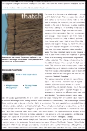 Unreadable Landing Page
