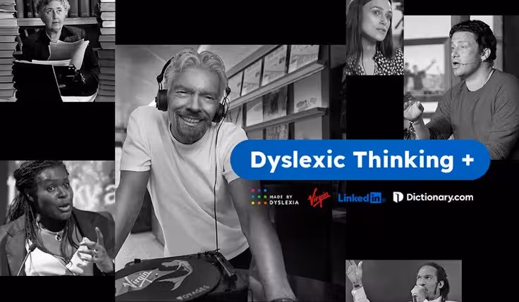 Virgin Group: Dyslexic Thinking Campaign