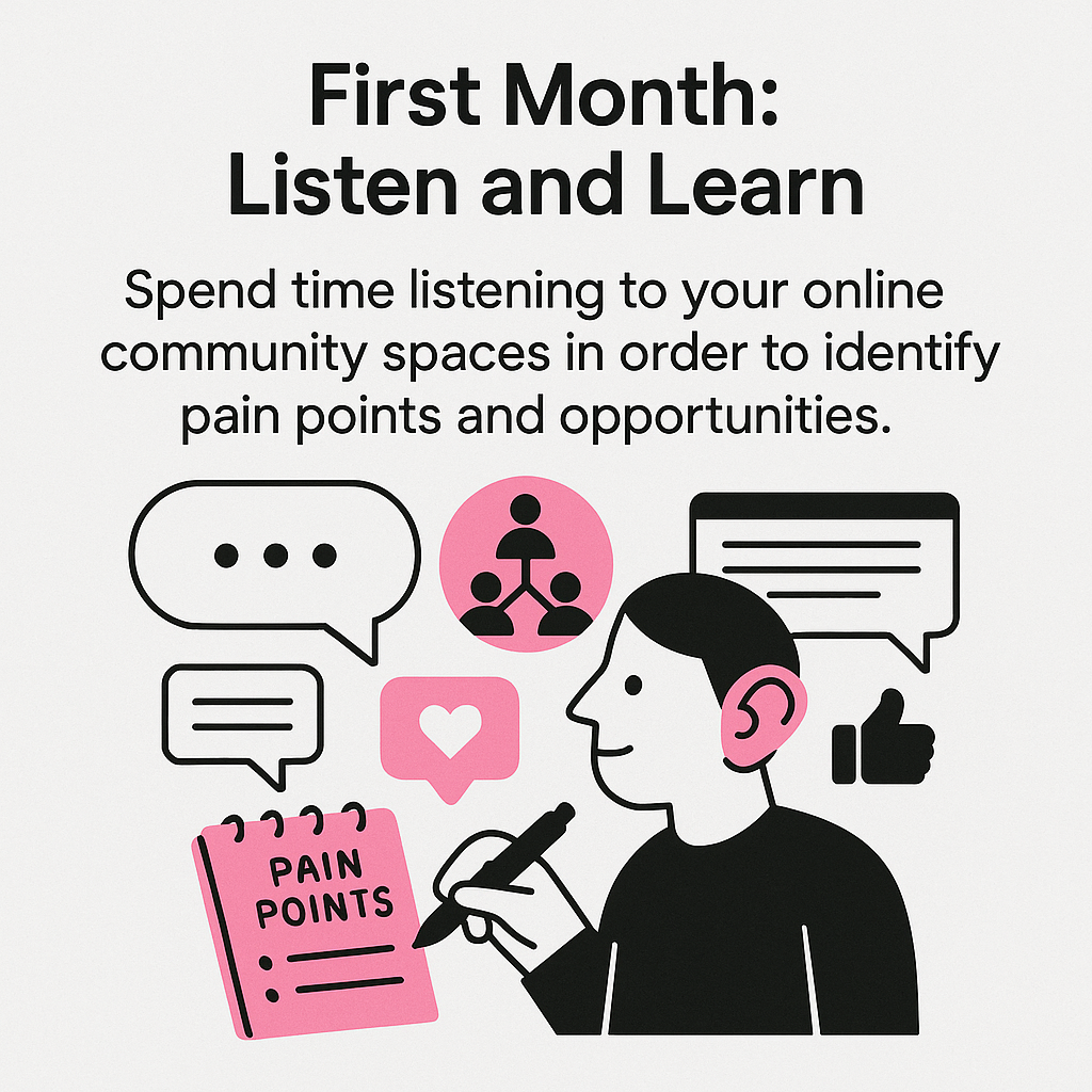 Spend time in the online spaces where your enthusiast customers gather. Observe the conversations, understand the pain points, and identify opportunities where you can provide value