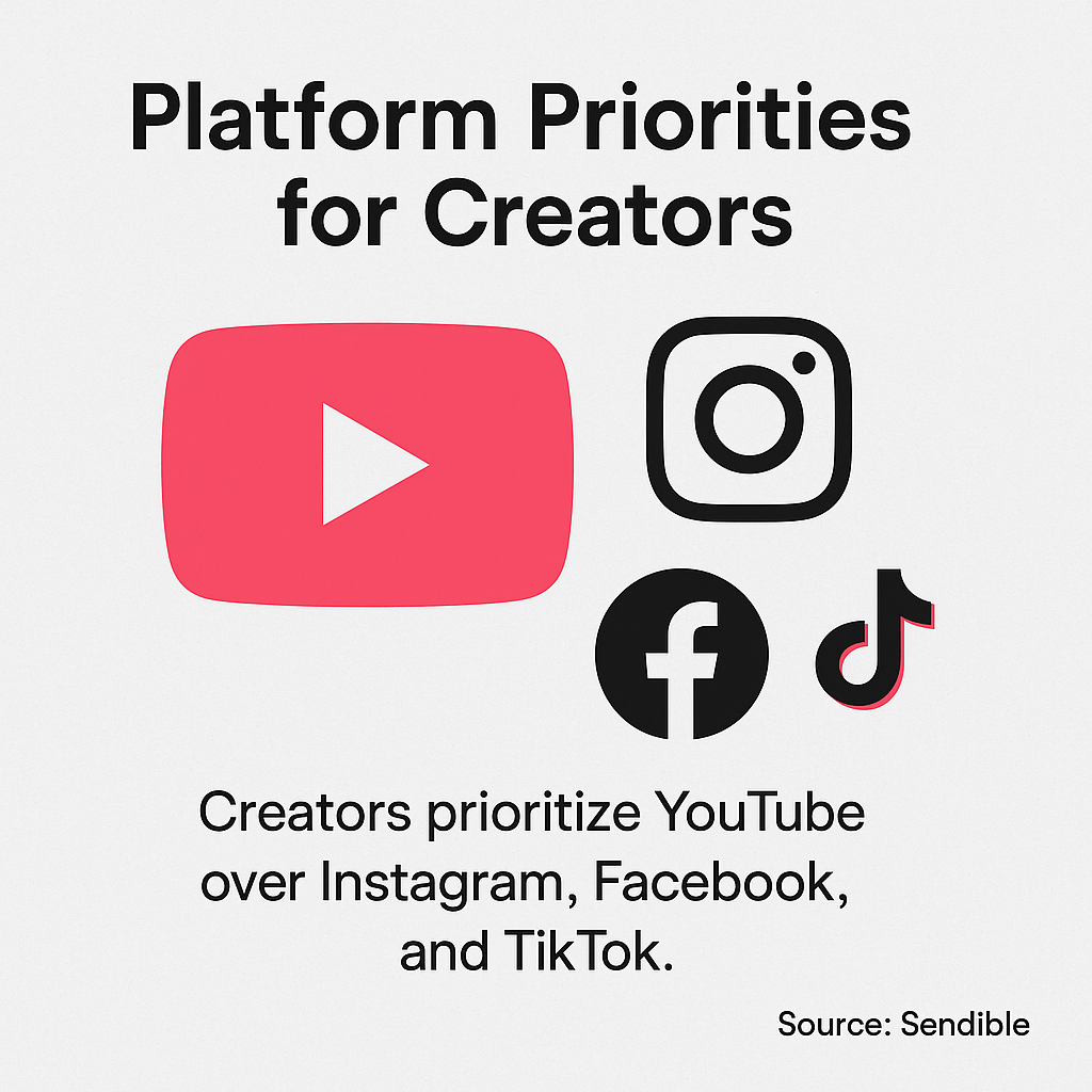 Automotive content creators prioritize platforms like YouTube, Instagram, Facebook, and TikTok, with video content being particularly effective
